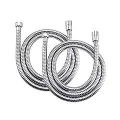 GENERICO - Pack 2 Mangueras Flexible Ducha Teléfono 2mt Universal Baños