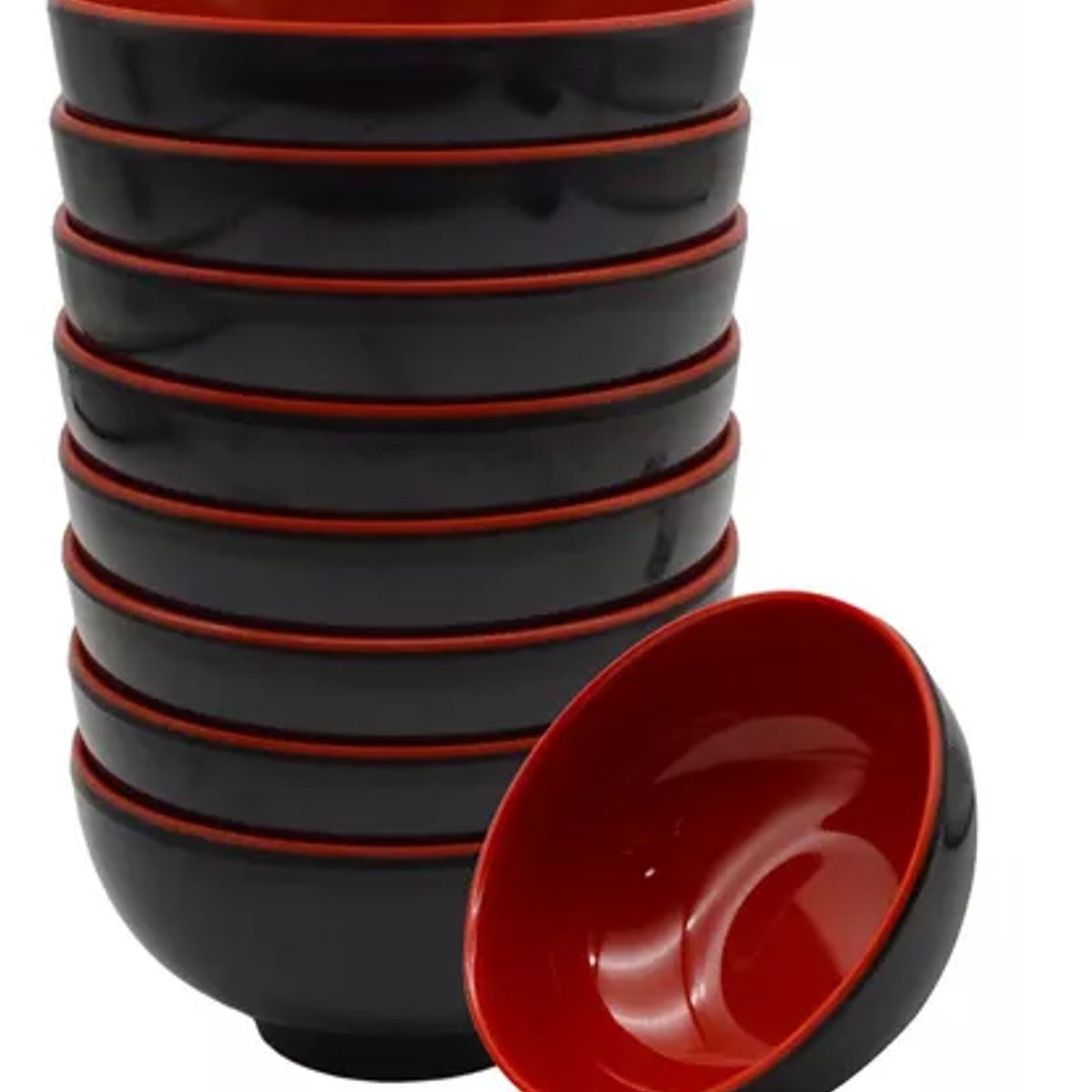 GENERICO - Pack 10 Pocillo Tazón Cuenco De Melamina Bowl Cocina 250ml