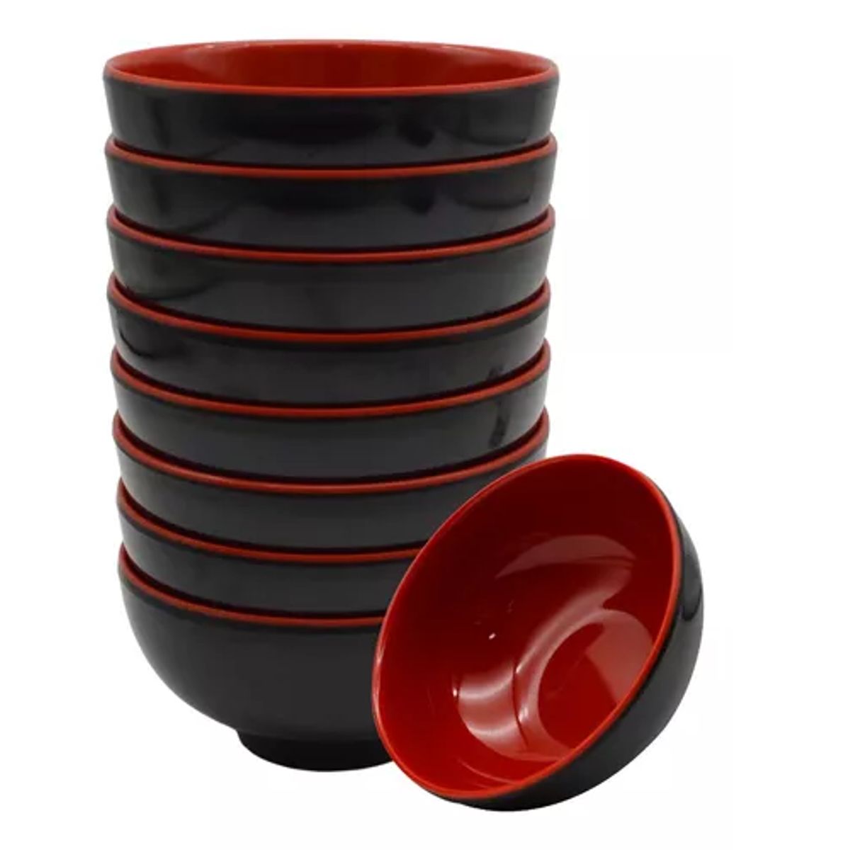 GENERICO - Pack 10 Pocillo Tazón Cuenco De Melamina Bowl Cocina 250ml