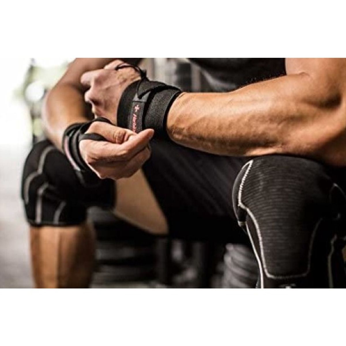 HARBINGER - Muñequeras De Entrenamiento Pesas Harbinger Pro Thumb Loop