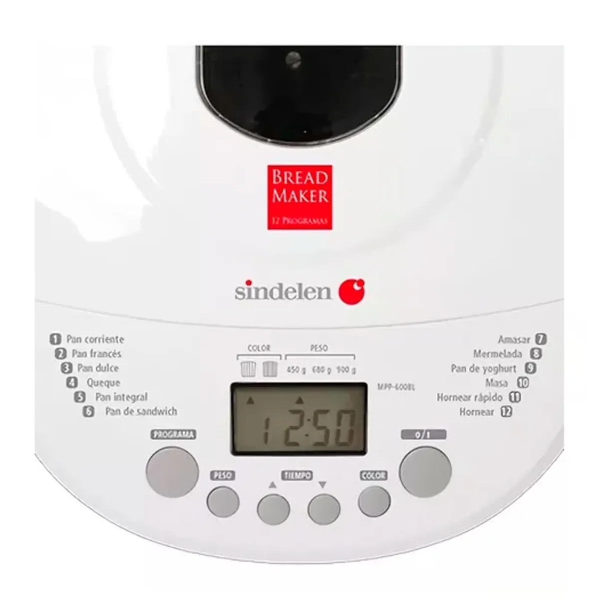 SINDELEN - Maquina Para Hacer Pan Sindelen Mpp-600 Bl