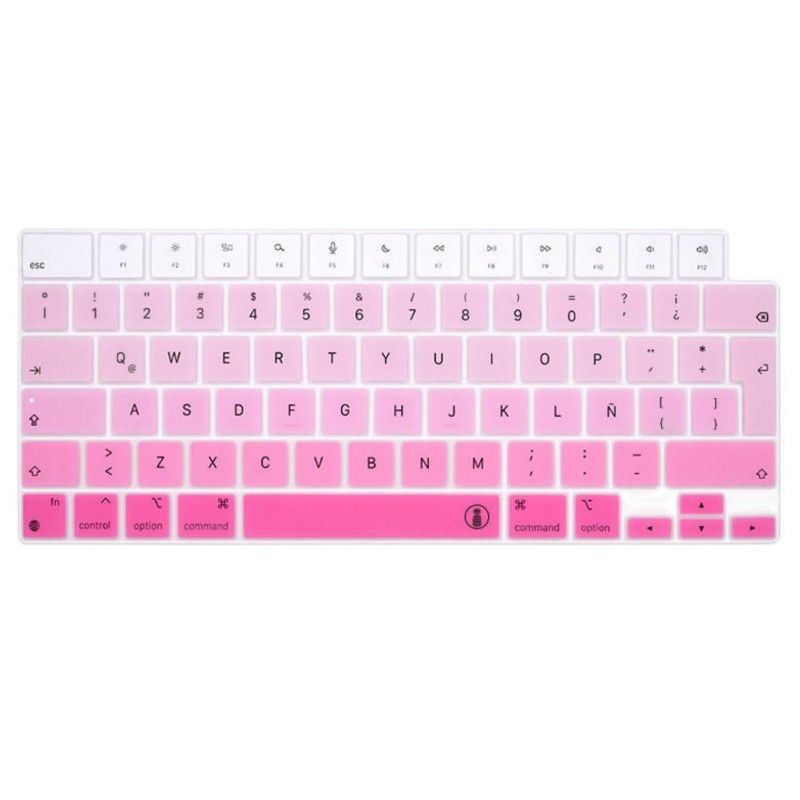 PINEAPPLESTORE - Protector de Teclado MacBook Air 13.6 A2681 M2/ A3113 M3 Escala Rosado