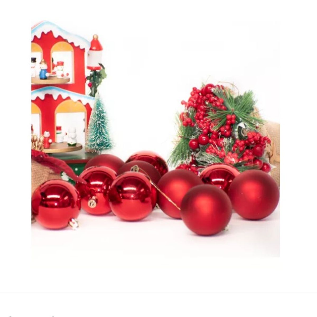 GENERICO - Pack 30 Esferas Navideña para Arbolito Navidad