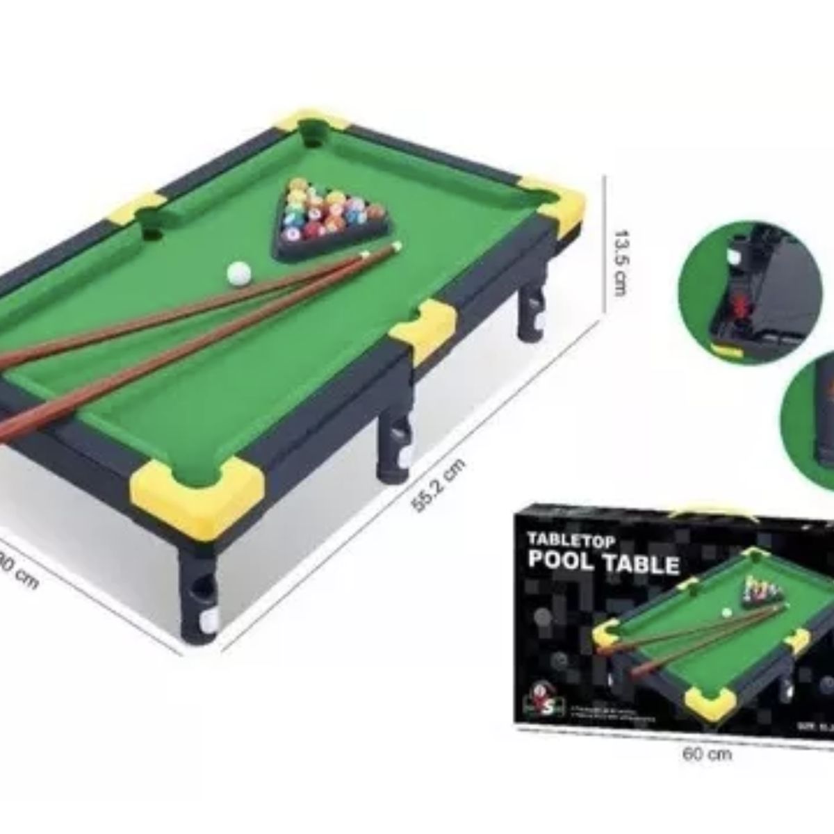 GENERICO - Mini Pool Juego De Mesa - Juego Para Niños Regalo