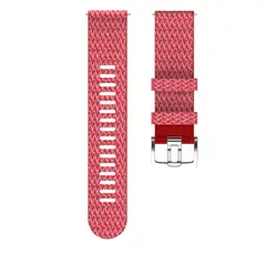 POLAR - Correa textil de 22 mm Roja
