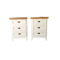 Velador Rustico Pack Terramo Bicolor Blanco