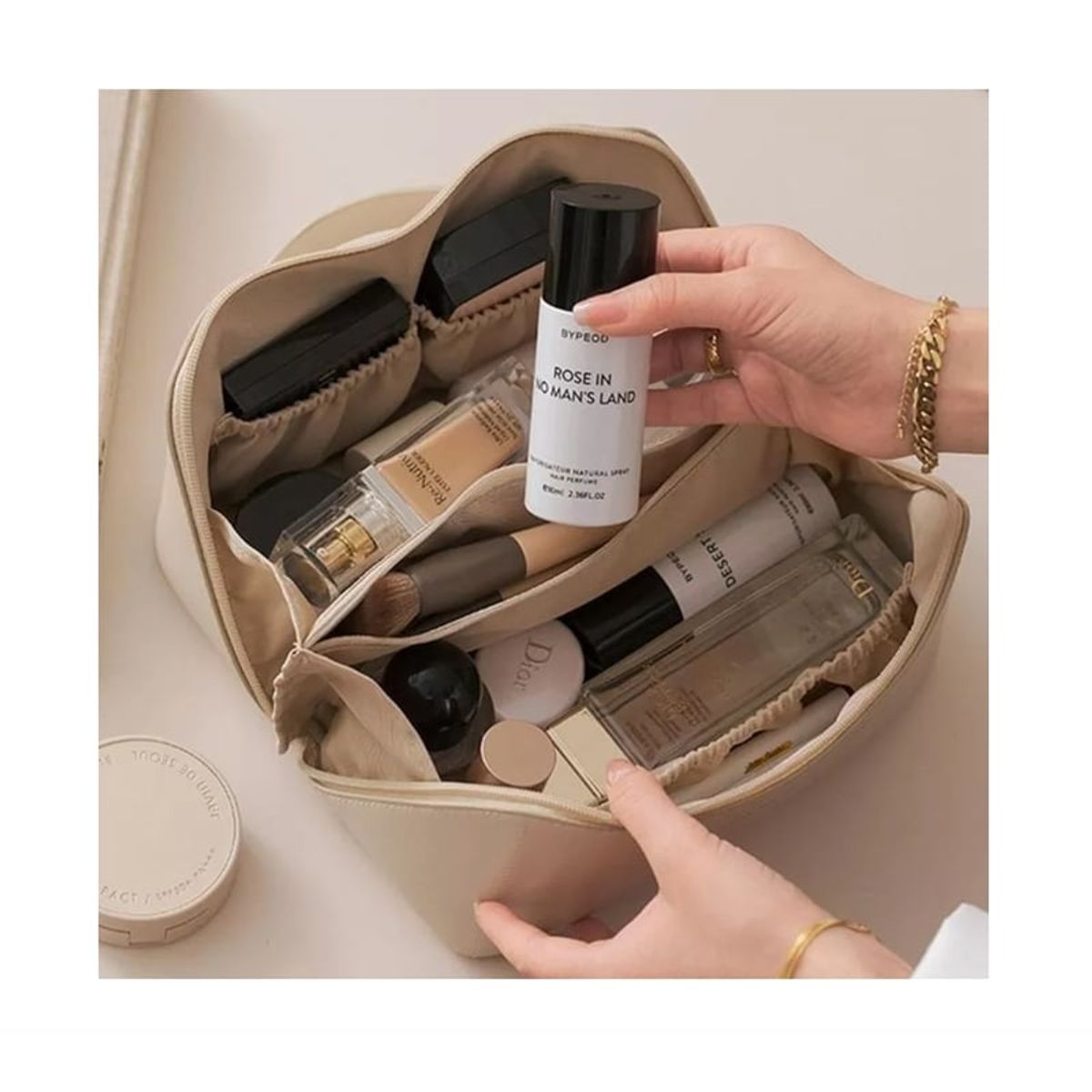 GENERICO - Neceser De Viaje De Belleza Organizador De Cosméticos