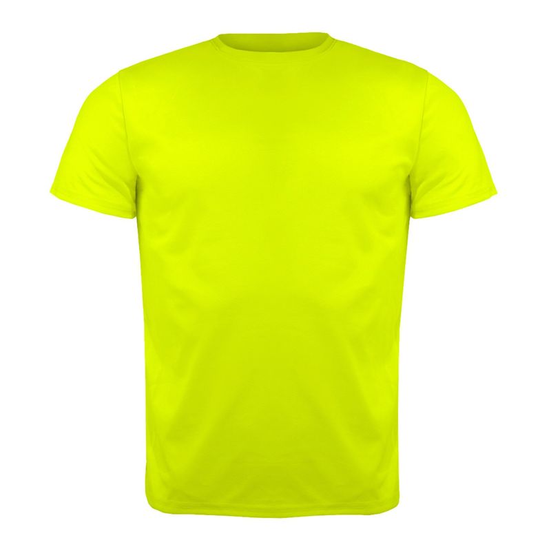 ANDESLAND OUTDOOR APPAREL - Polera Básica Poliéster Nuevos Colores Amarillo Unisex