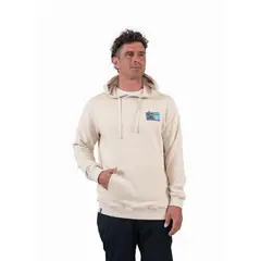 KAYA UNITE - Polerón Hombre Hoodie Liviano Chucao Bone