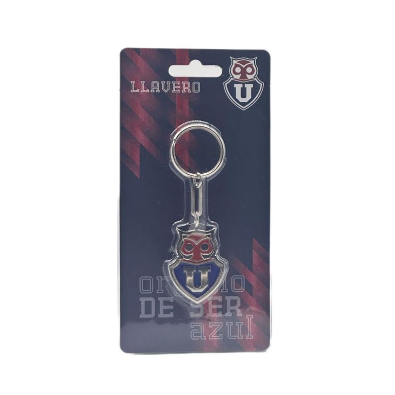 MILLER - Llavero 2024 Universidad De Chile Escudo Chuncho Milled - Azul
