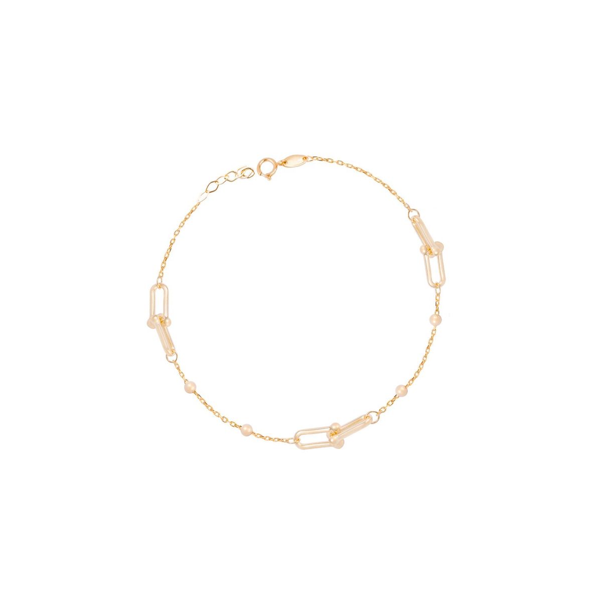 JB JOYAS BARON - Pulsera de Oro 18kt Eslabones entrelazados