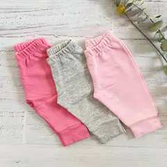 WAWABABY - Pack Pantalones Wawa bebe niña Algodón Pima