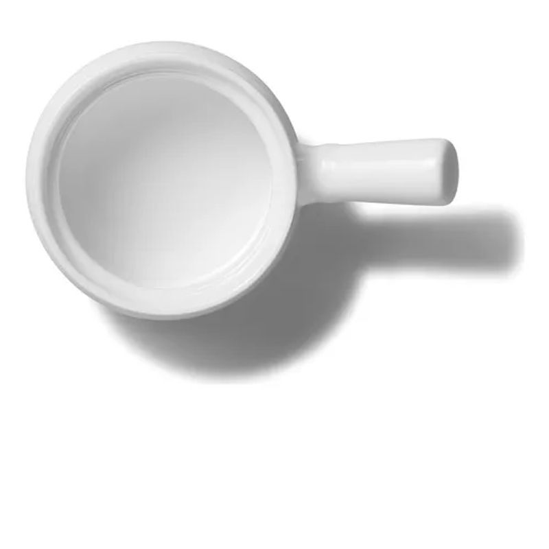 GENERICO - Bowl  Tazón De Sopa Cebolla Porcelana Corona 375ml Color Blanco