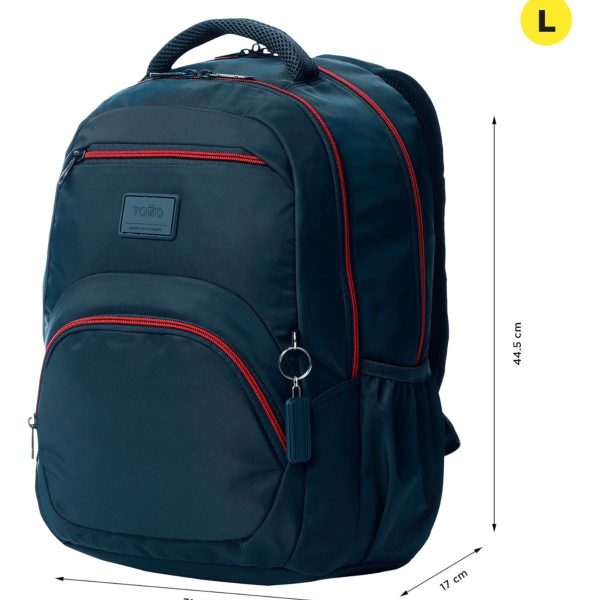 TOTTO - Mochila Notebook Totto Ejecutiva Urbana Mujer Classic Rpet