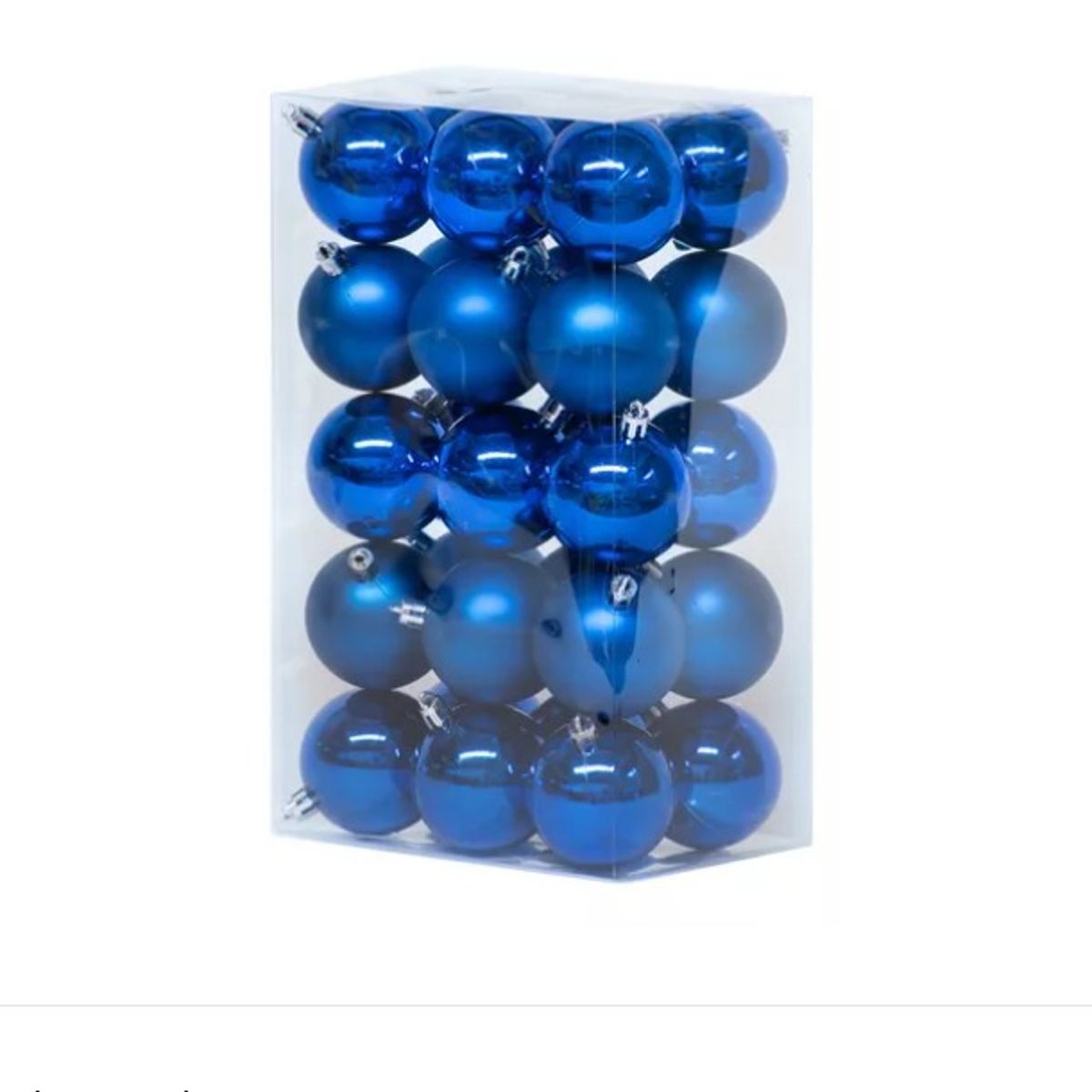 GENERICO - Pack 30 Esferas Navideña Bambalinas Adornos Arbolito Navidad