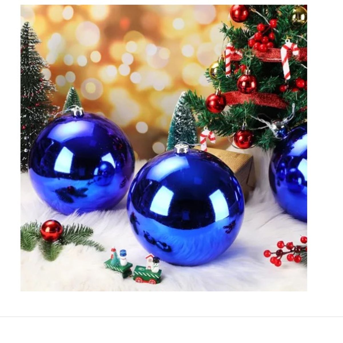 GENERICO - Pack 30 Esferas Navideña Bambalinas Adornos Arbolito Navidad