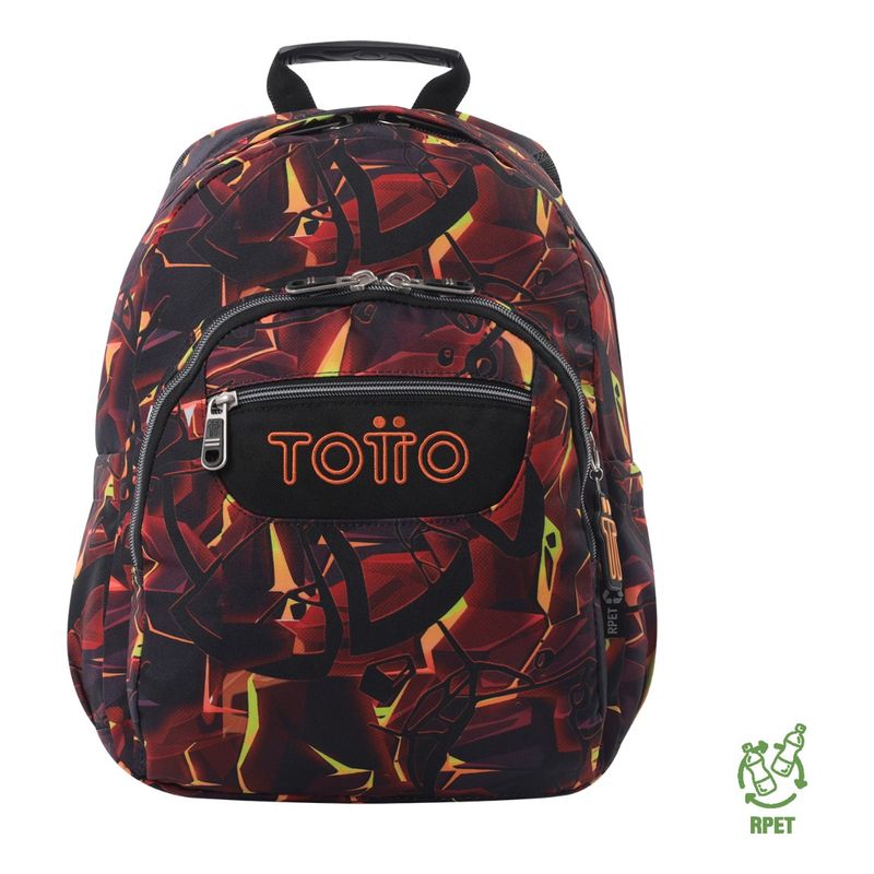 TOTTO - Mochila Totto Impermeable Urbana Escolar Juvenil Hombre Rpet