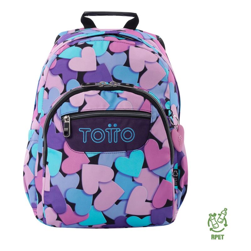 TOTTO - Mochila Totto Impermeable Urbana Escolar Juvenil Mujer Rpet