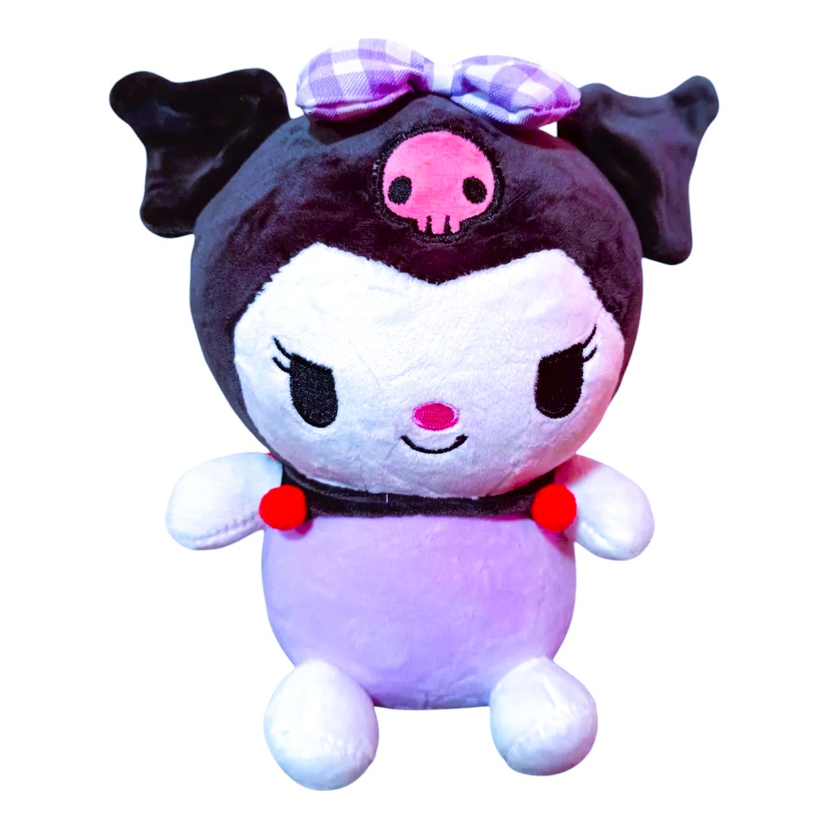 GENERICO - Kuromi Peluche 25 Cm Excelente Calidad Color Negro.