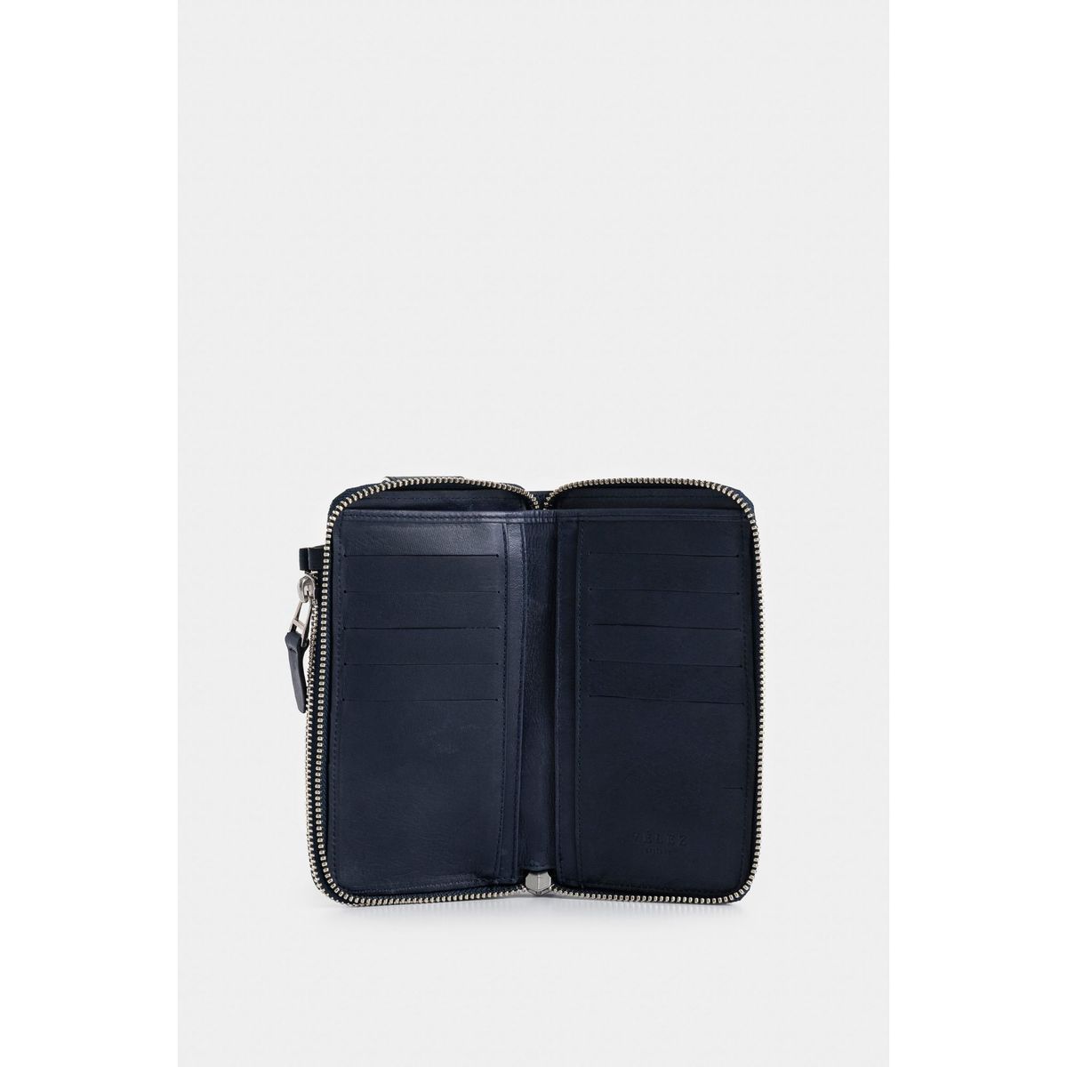 VELEZ - Vélez Billetera Halo Cuero Hombre Porta Celular Azul Oscuro