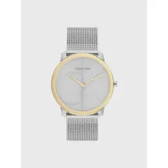 CALVIN KLEIN - Reloj Minimal Monogram Plateado