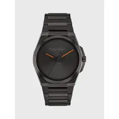 CALVIN KLEIN - Reloj Meta Minimal Negro