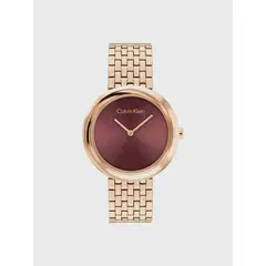 CALVIN KLEIN - Reloj Contoured Bezel Dorado