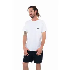 KAYA UNITE - Polera Hombre Orgánica Daily White