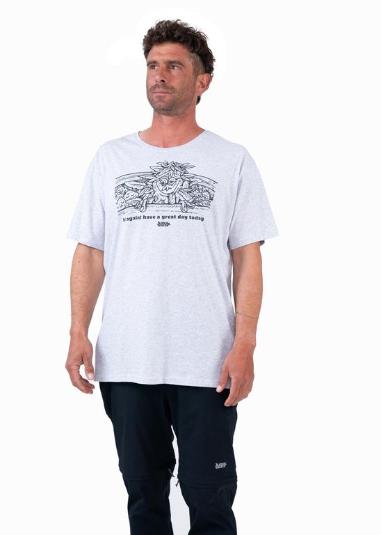 Polera Hombre Hi Melange Grey Gris XS