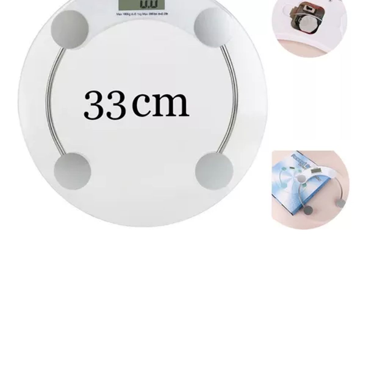 GENERICO - Pesa Digital De Baño 150 Kg Vidrio Templado