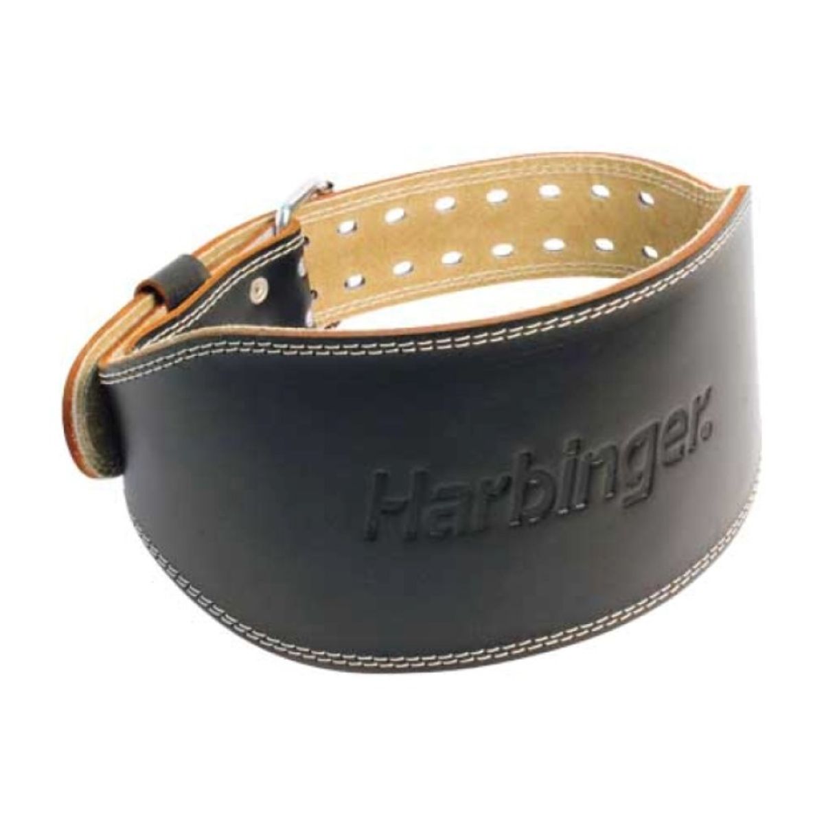 HARBINGER - Cinturon De Pesas Para Gimnasio Harbinger Leather Cuero S