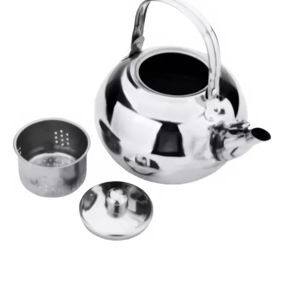 GENERICO - Tetera De Acero Inox Con Filtro Ideal Invierno Te Hogar Casa