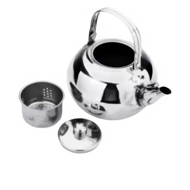 GENERICO - Tetera De Acero Inox Con Filtro Ideal Invierno Te Hogar Casa