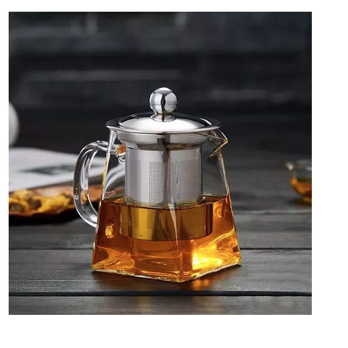 GENERICO - Tetera Para Te Infusiones De Vidrio 750ml