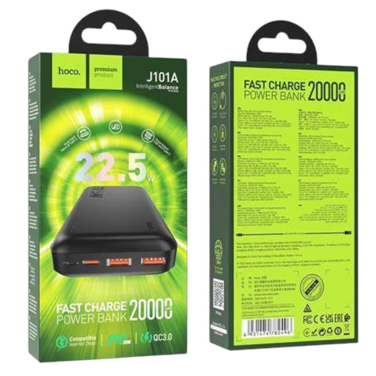 HOCO - Power Bank Hoco J101A 20000mah