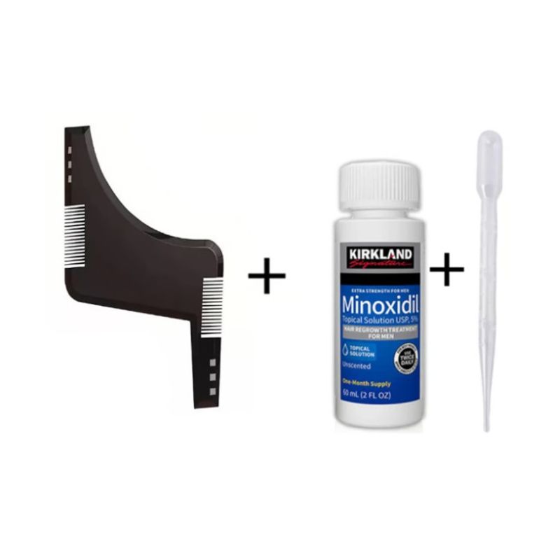 KIRKLAND - MINOXIDIL KIRKLAND TRATAMIENTO 1 MESES + PEINE M