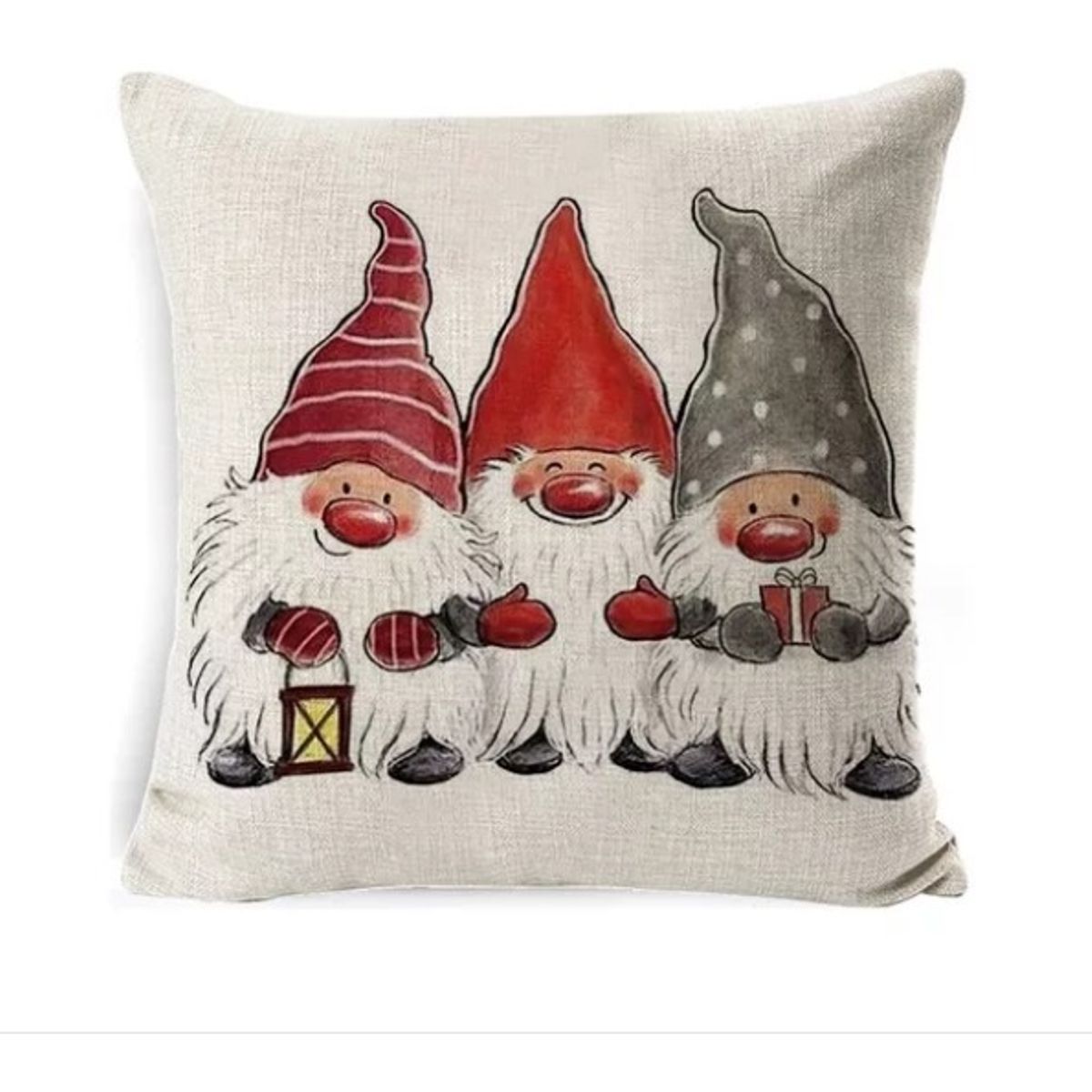 GENERICO - Juego De 4 Fundas De Cojín De Navidad Decoración 45x45cm