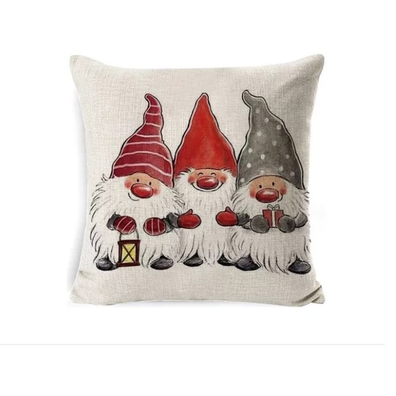 GENERICO - Juego De 4 Fundas De Cojín De Navidad Decoración 45x45cm