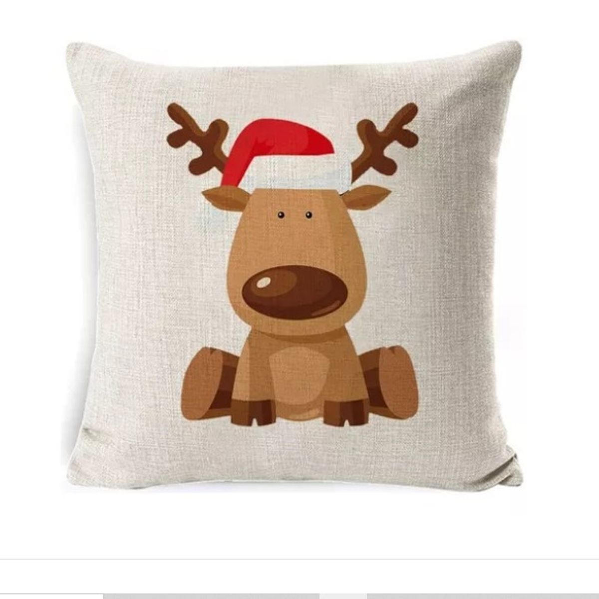 GENERICO - Juego De 4 Fundas De Cojín De Navidad Decoración 45x45cm
