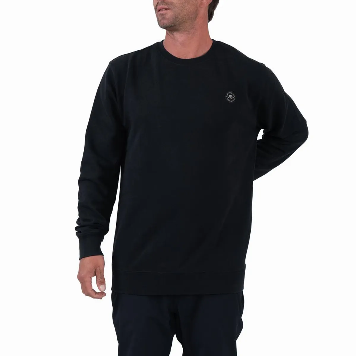 KAYA UNITE - Polerón Hombre Crewneck Logo Black