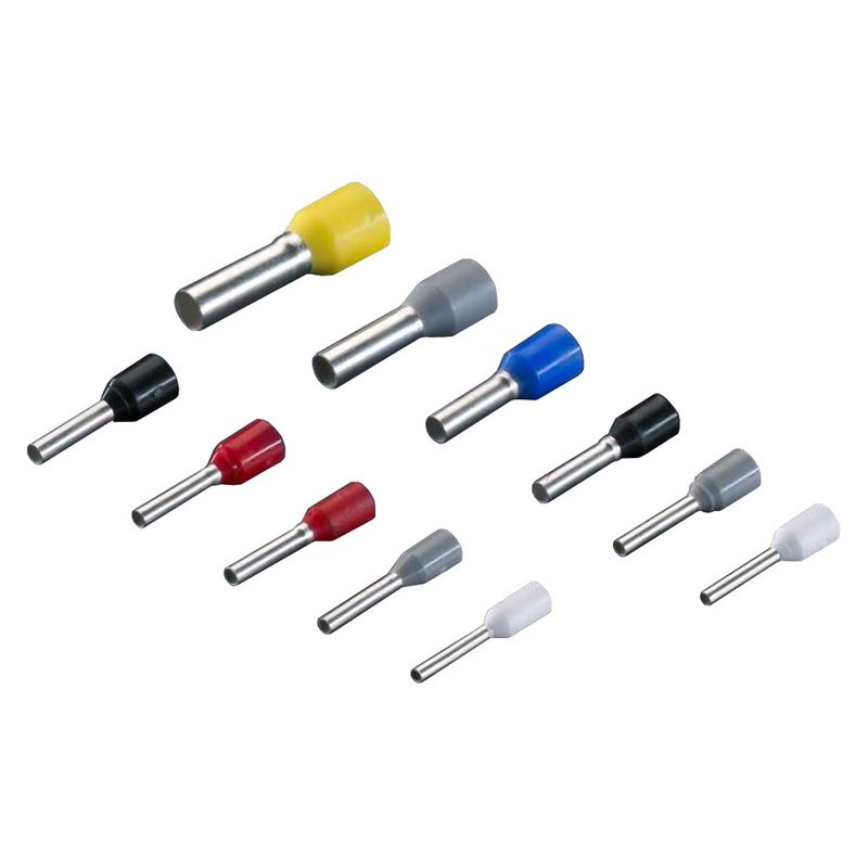 GENERICO - Terminal Ferrul Aislado 1.5mm 16AWG (Bolsa 100 Unidades)