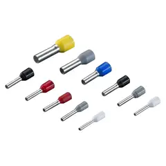 GENERICO - Terminal Ferrul Aislado 1.5mm 16AWG (Bolsa 100 Unidades)