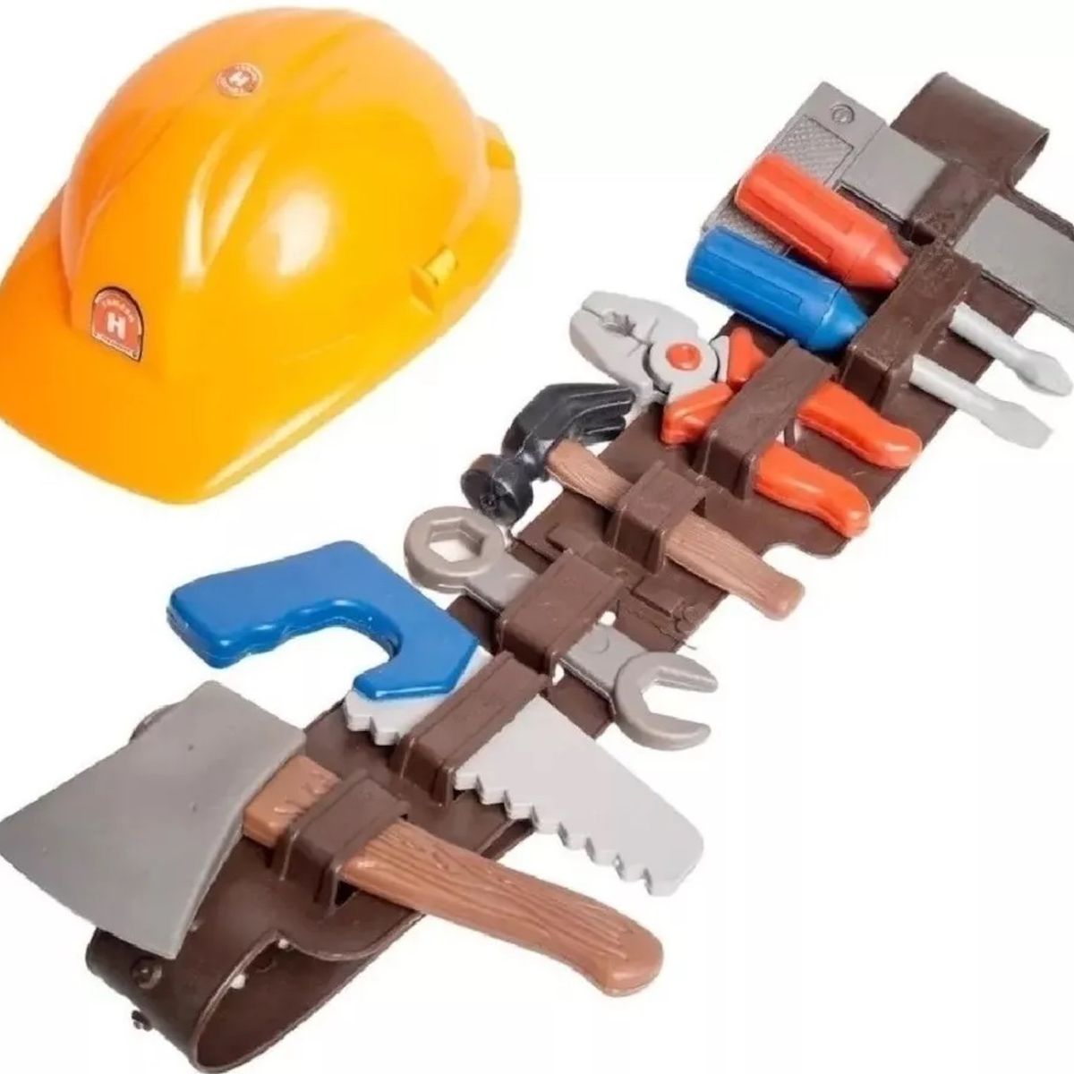 GENERICO - Set Casco Herramientas Constructor Bombero Para Niños