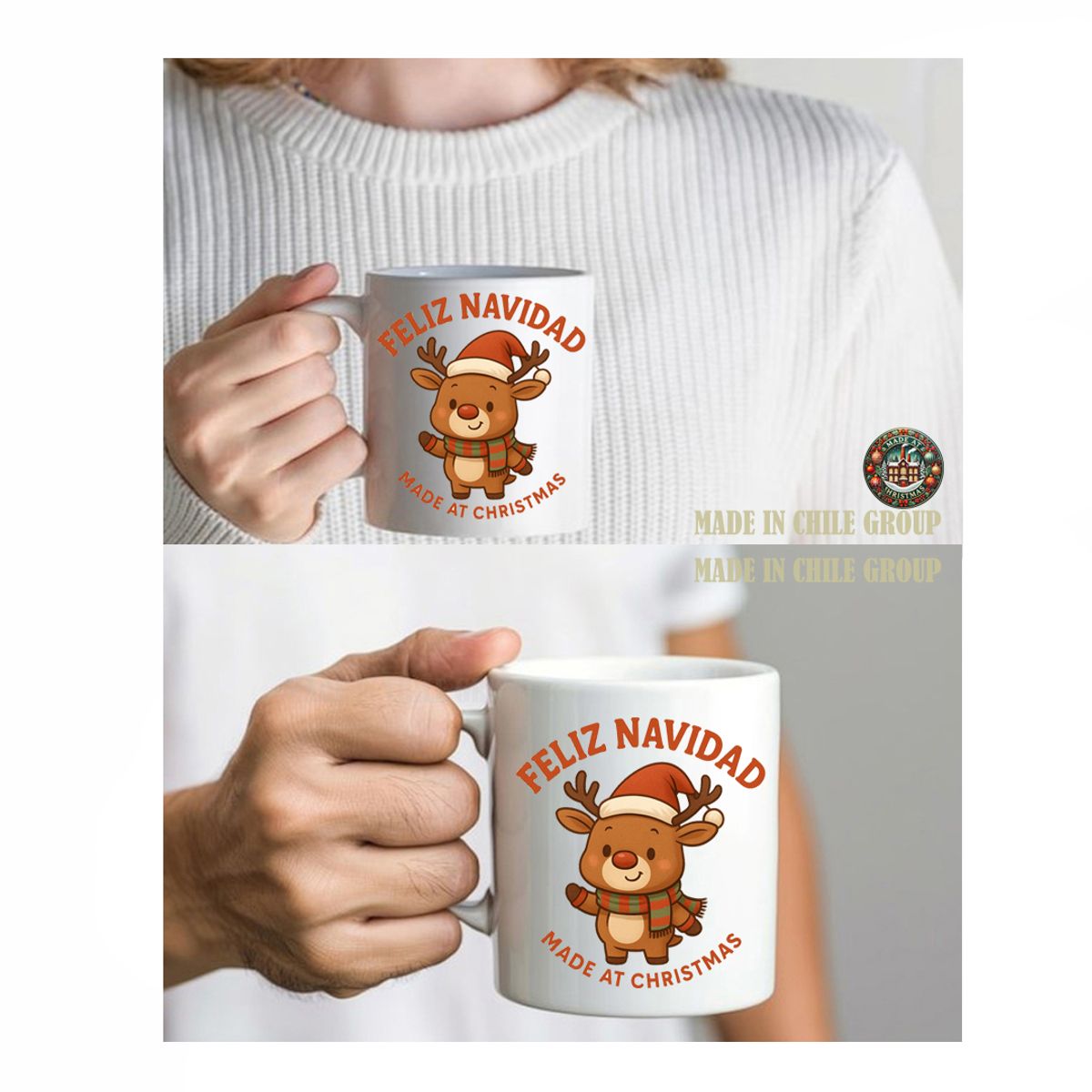 GENERICO - Tazón Navideño Made at Christmas.