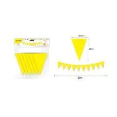 GENERICO - BANDERIN PARA FIESTA 10 PCS 3 M