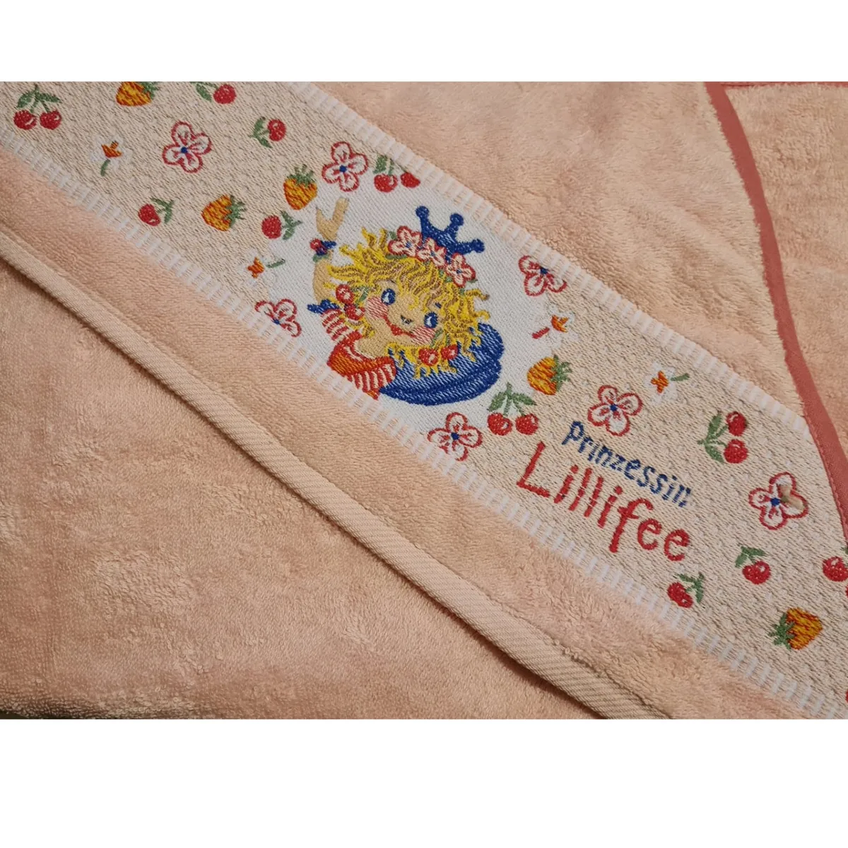 GENERICO - Toalla con capucha para bebé princesa Lillifee