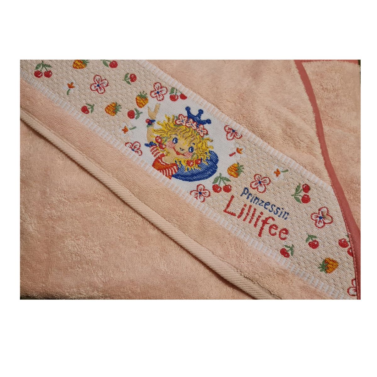 GENERICO - Toalla con capucha para bebé princesa Lillifee