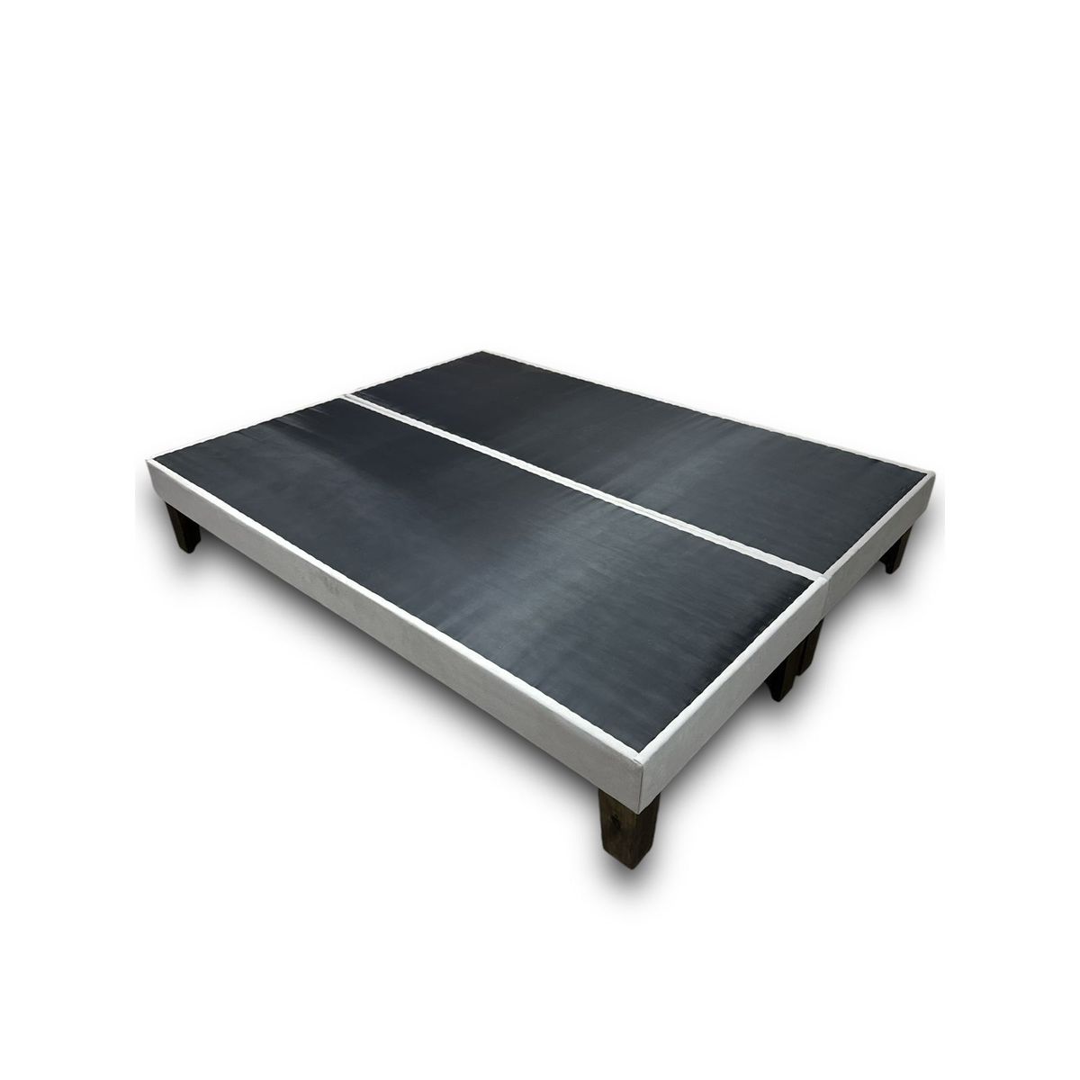 GENERICO - Base de cama 2 plazas europea Gris claro