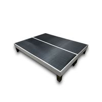 Base de cama 2 plazas europea Gris claro