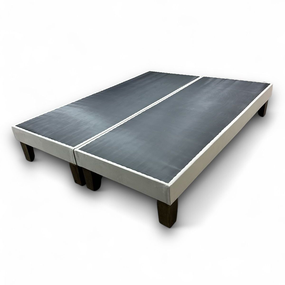 GENERICO - Base de cama 2 plazas europea Gris claro